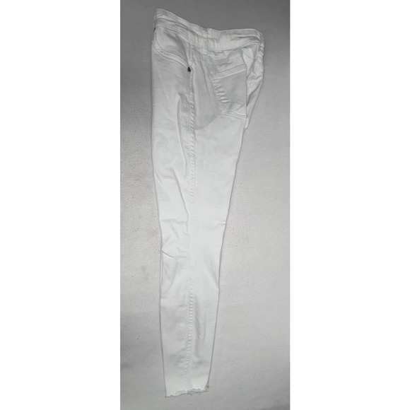 Size 00 Kut From the Kloth Jeans White Straight Leg 26" Waist 26" Inseam Donna - Picture 10 of 10